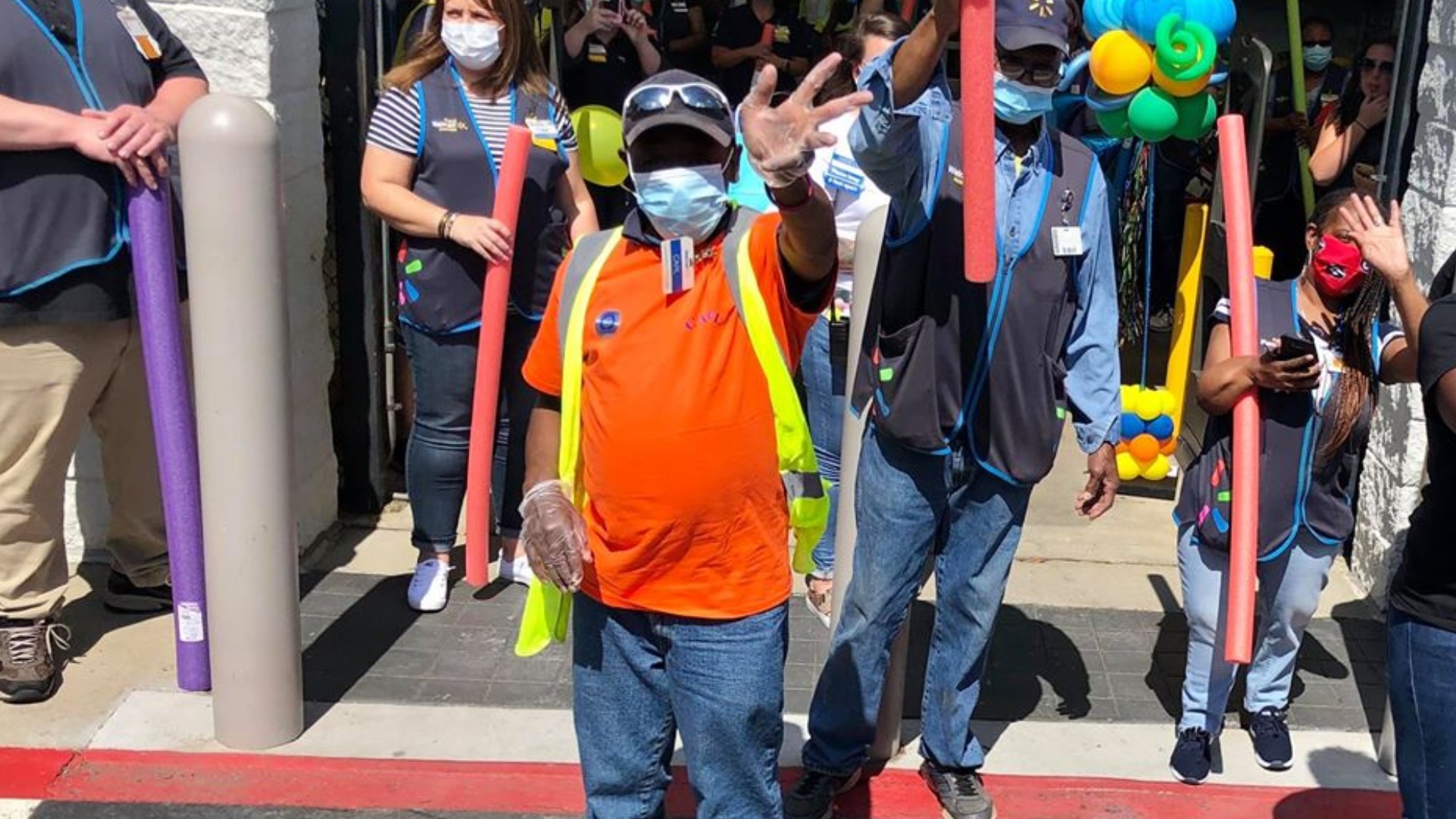 LaGrange Walmart celebrates Carl for 26 years of service!