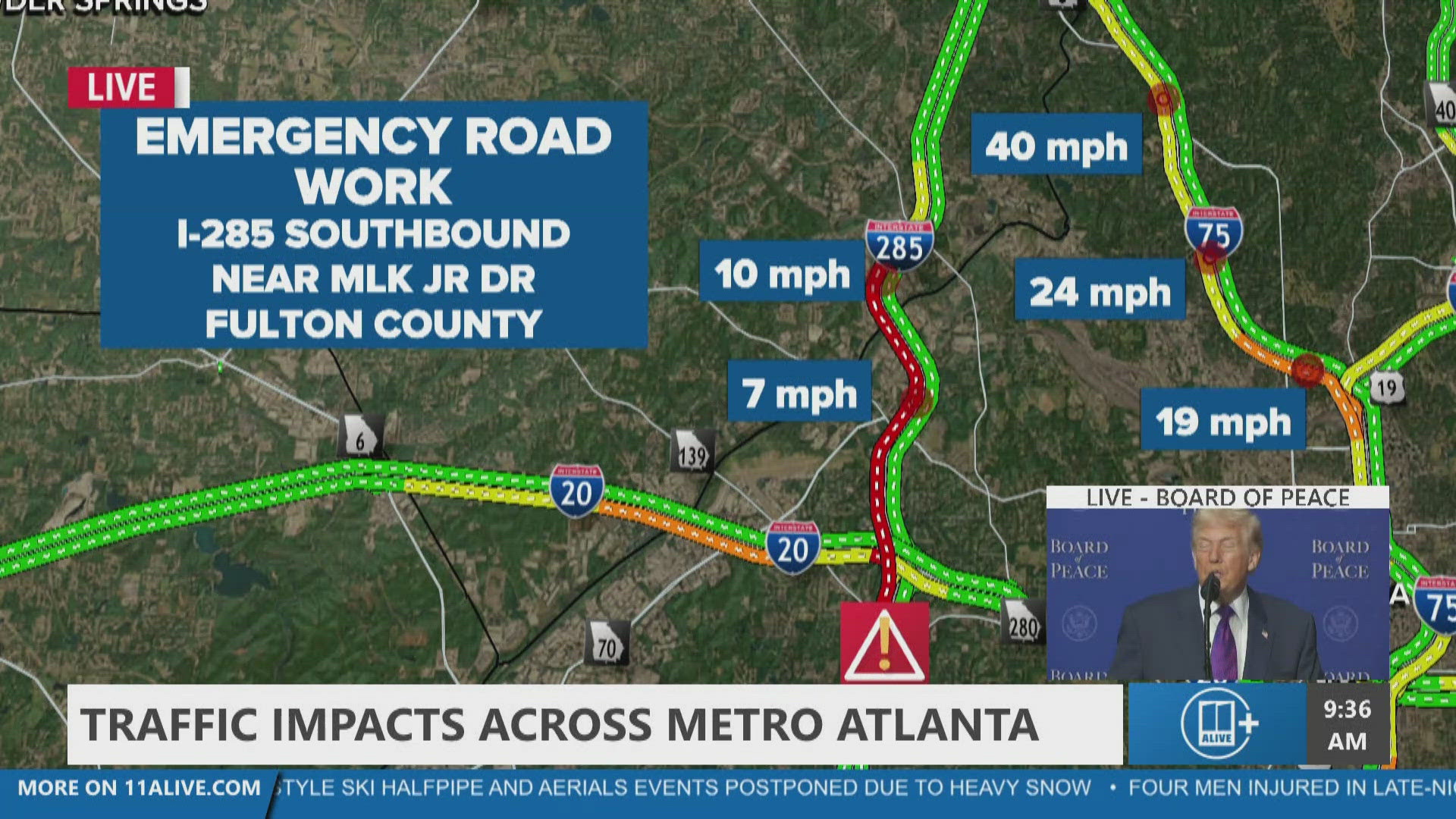Road repairs on I-285 SB in west Atlanta continues | 11alive.com