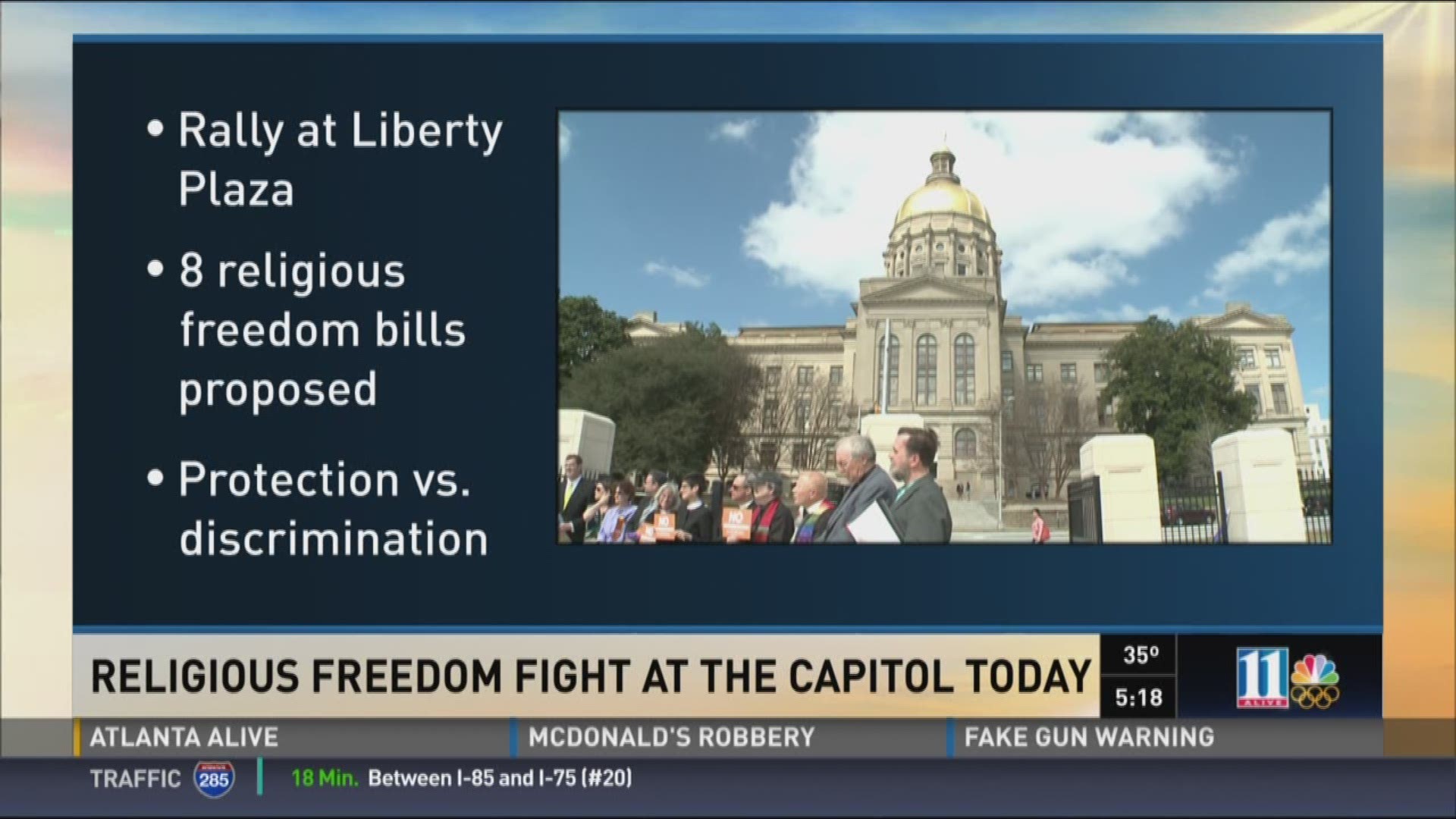 Religious Freedom Fight At The Capitol Tuesday 11alive Com