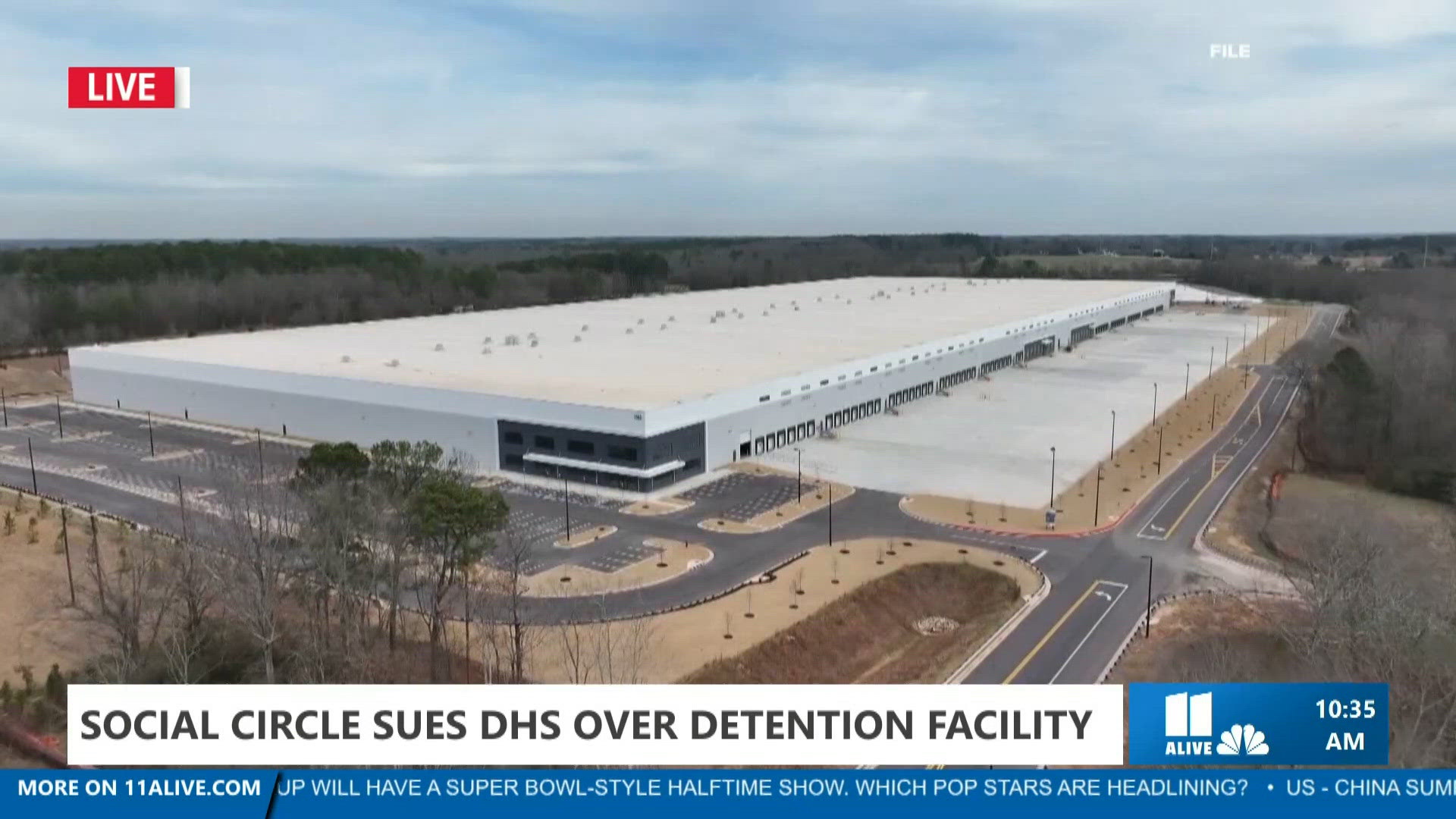 Social Circle sues DHS over planned ICE facility | 11alive.com