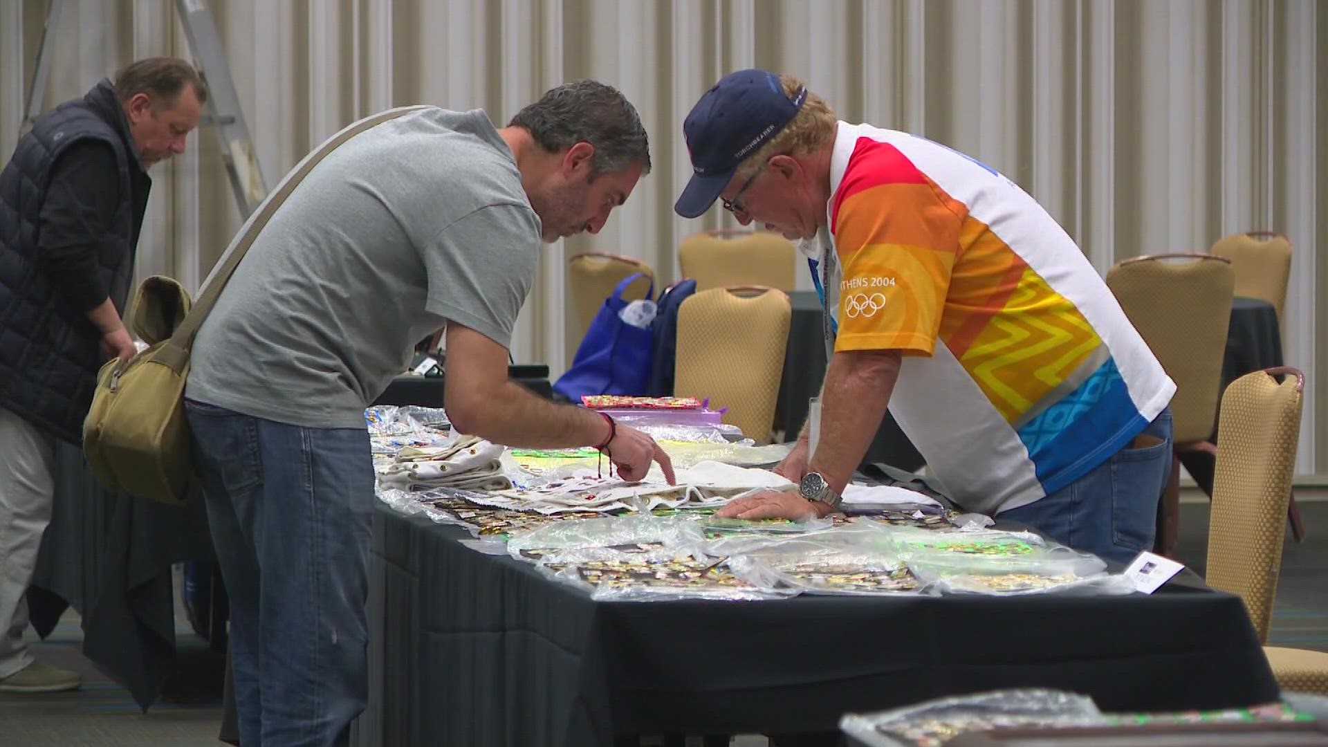 There is more to the Olympics than the games themselves. In Atlanta, the tradition of pin trading is alive and well.