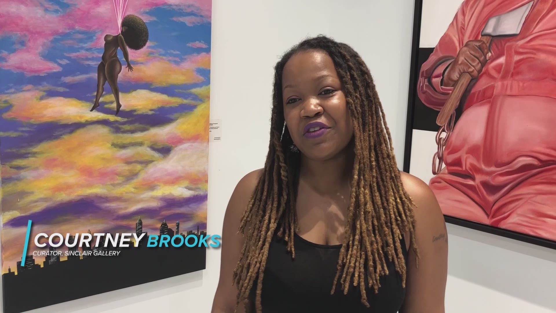 Portraits of popular Atlanta hip hop artists such as Andre 3000, Killer Mike and others are some of the visitors' favorites said curator Courtney Brooks.