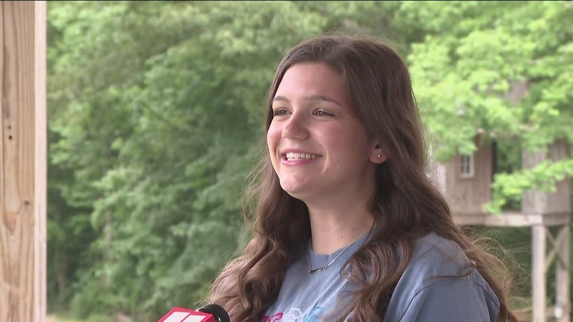 Katelyn Abelyn, 23, will compete in the air pistol and sport pistol event. Her family is sending her off in style.