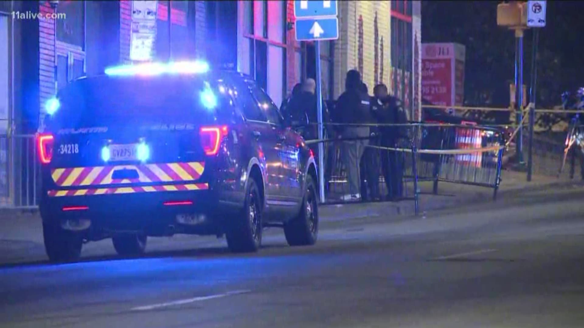 One person was shot in downtown Atlanta near The Varisty