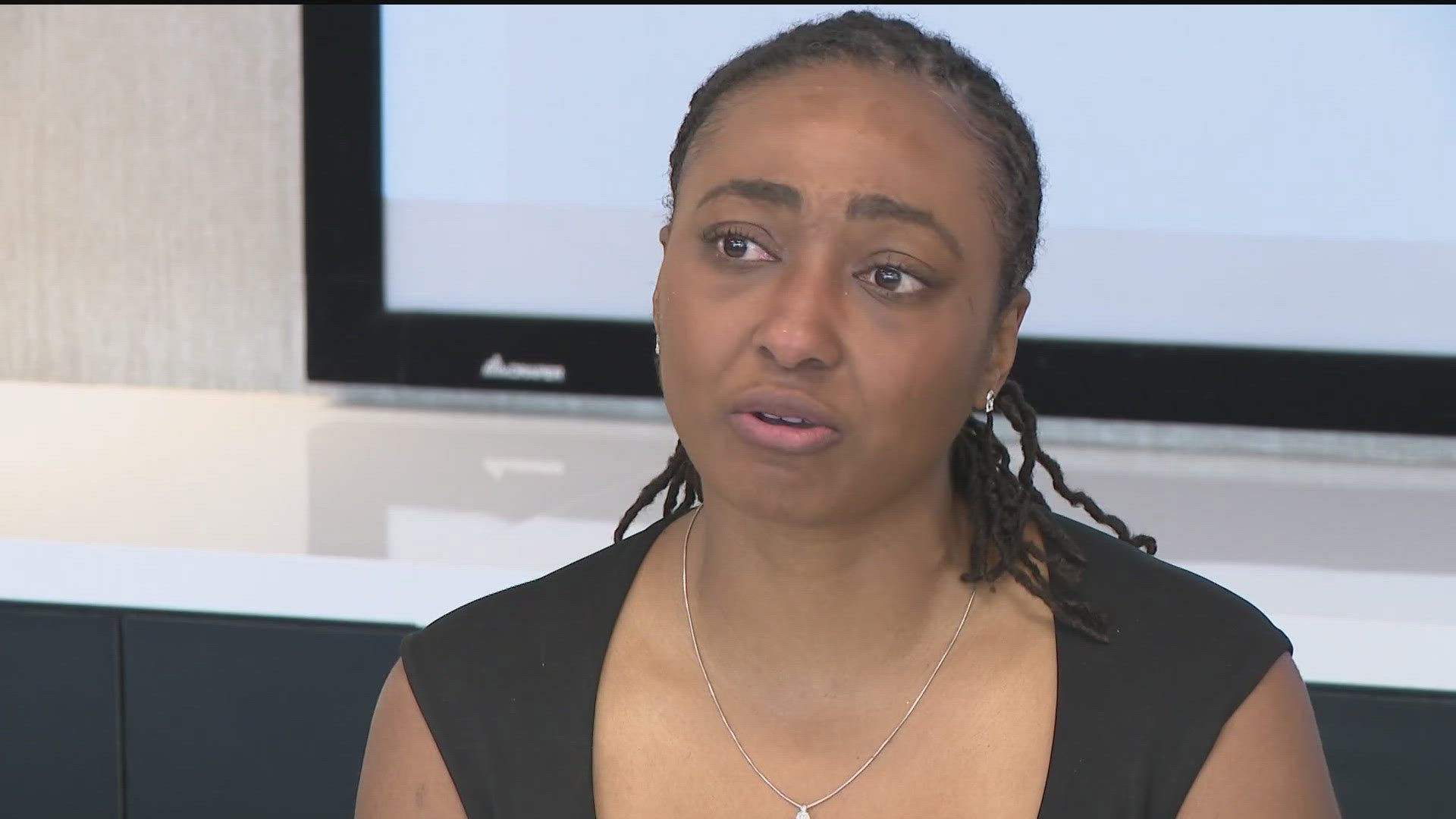 The courtside reporter for the Hawks and Dream claims she was attacked by her Uber driver. However, the driver has a different account of what happened. 