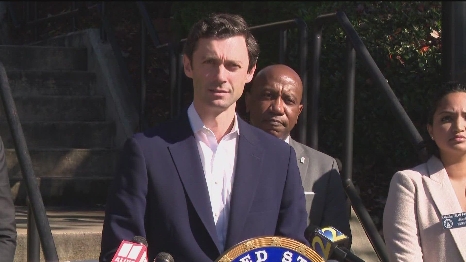 U.S. Sen. Jon Ossoff on Friday briefly addressed the rumor and rumblings.