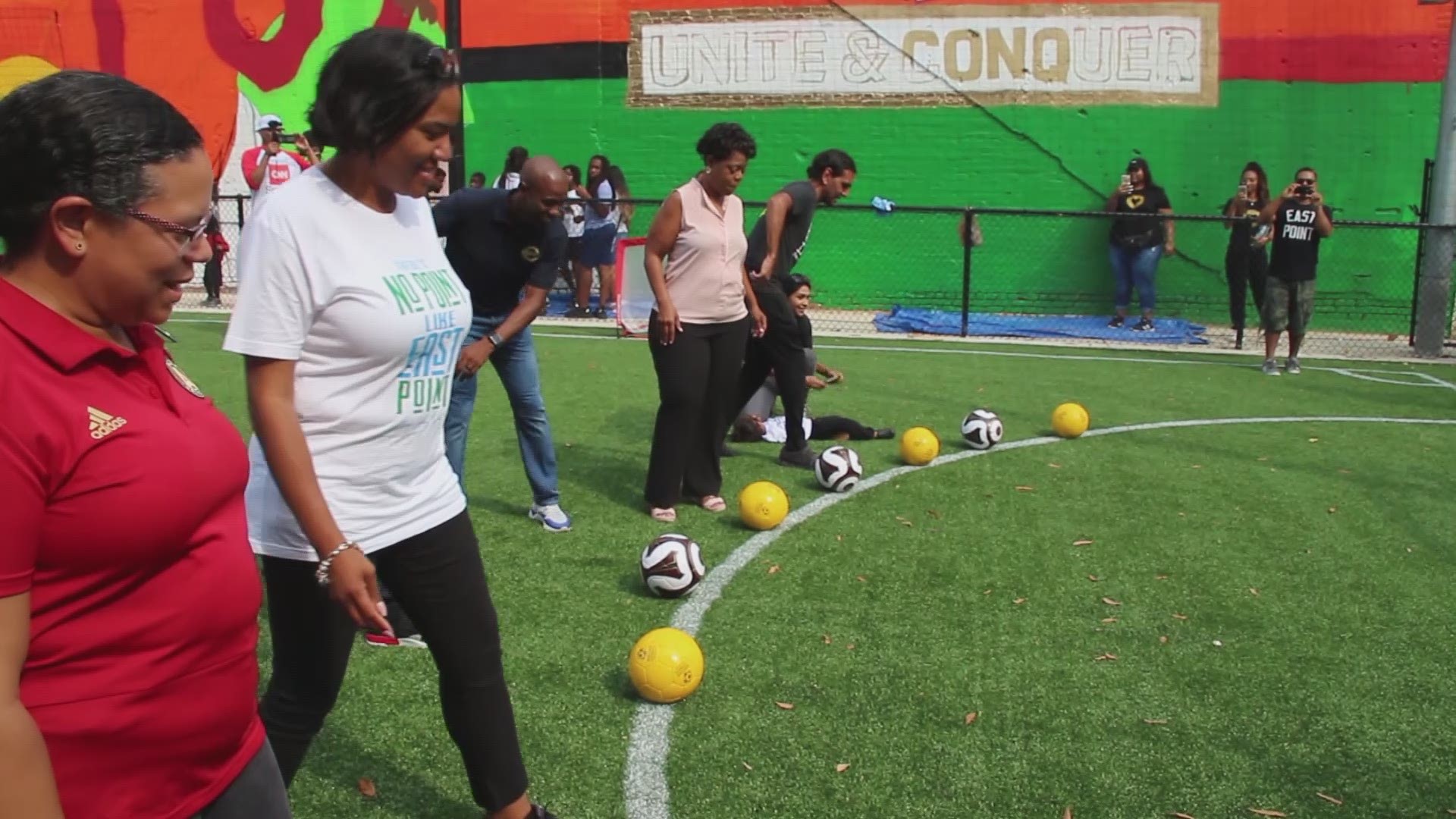 Soccer in the Streets opens newest field across from East Point MARTA station