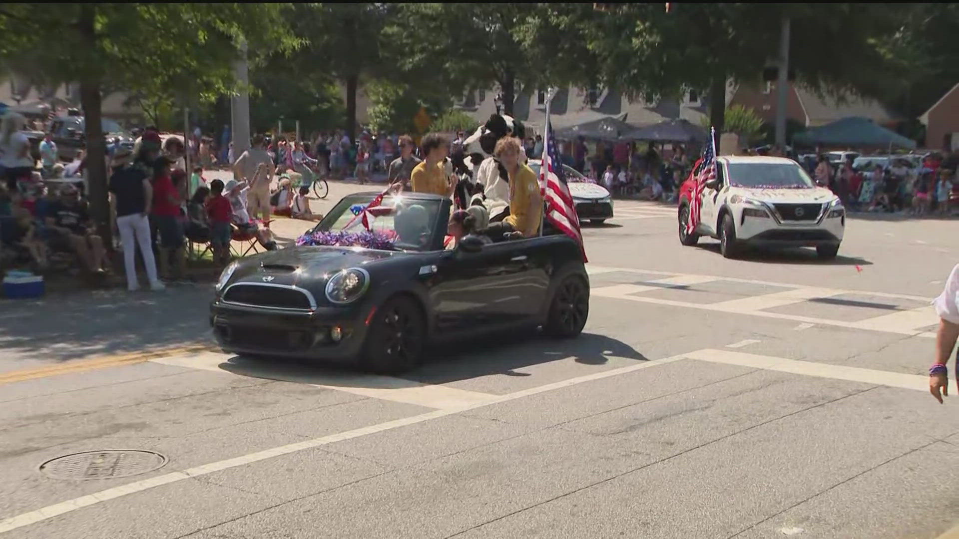 The annual Fourth of July parade happening in Dunwoody. 