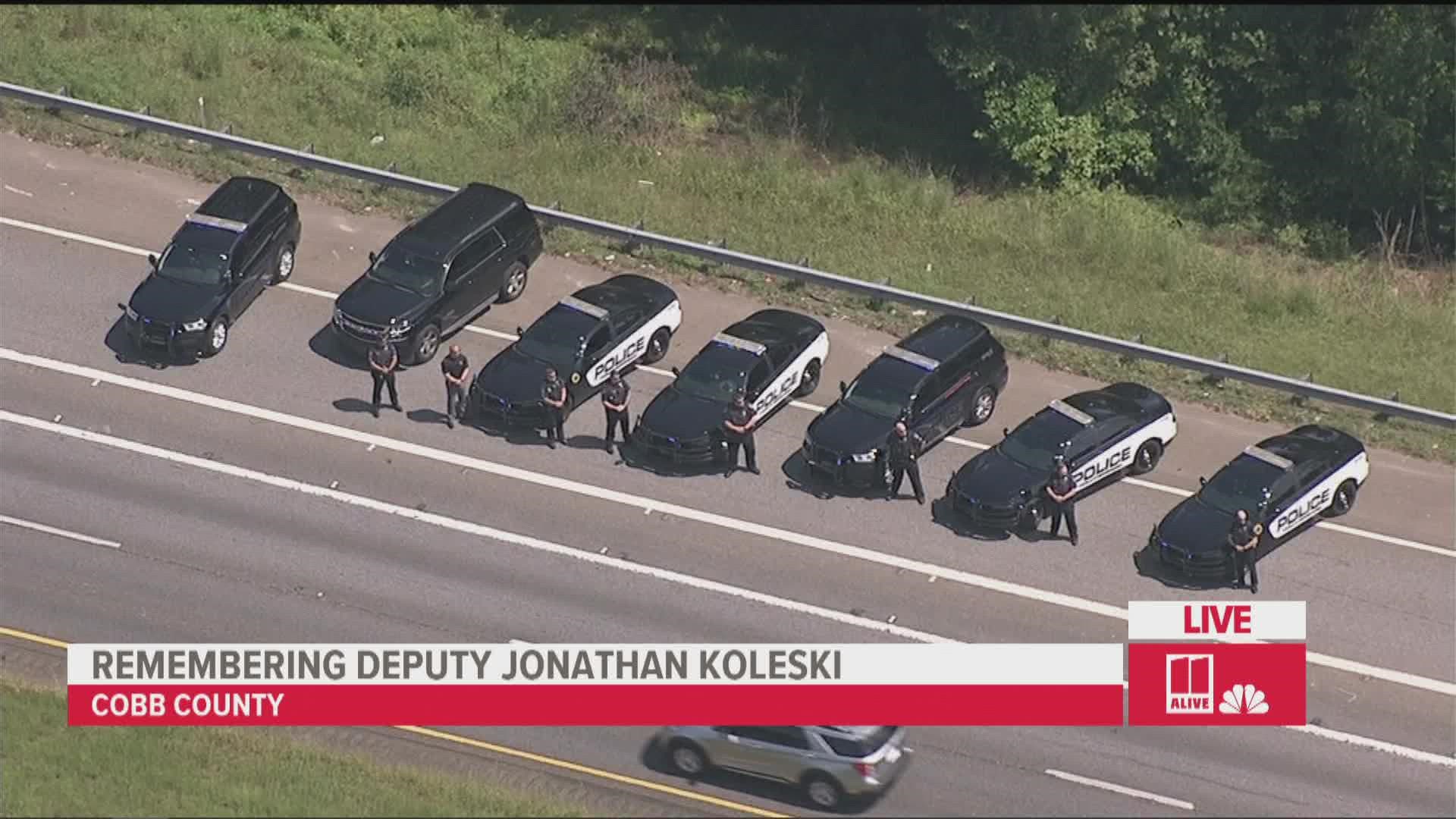 Law enforcement salute, pay tribute to Deputy Jonathan Koleski ...