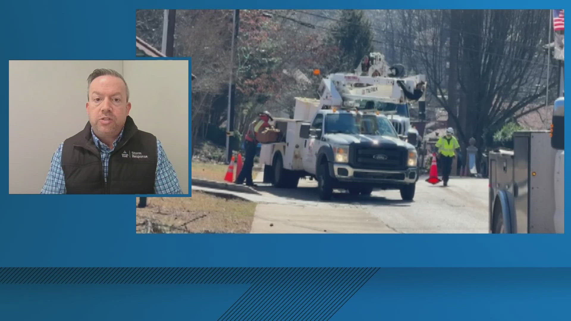 The race to restore power after weekend winter storm | 11alive.com