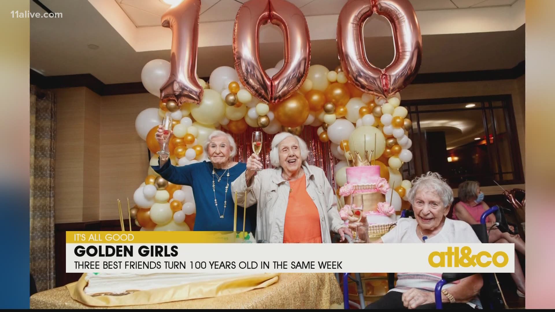 Real-life 'Golden Girls' Ruth, Edith, and Lorraine all live together and celebrated their 100th birthdays in the same week!