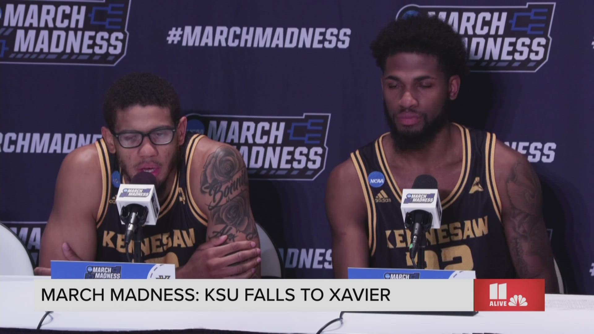 The senior Owls forward spoke after KSU fell in the first round of the March Madness tournament 72-67.