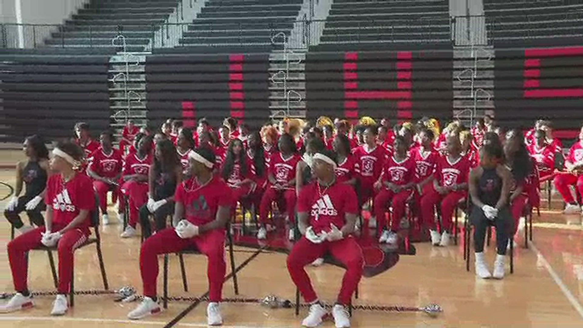 Members of the Majestic Marching Cardinals from Jonesboro High School jumped up in the air Friday when they learned they were invited to the iconic parade.