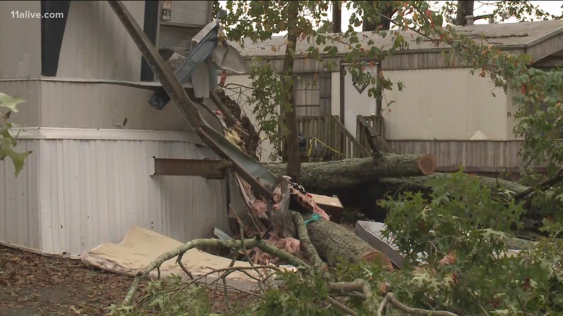 Georgia man dies when tree falls on mobile home | 11alive.com