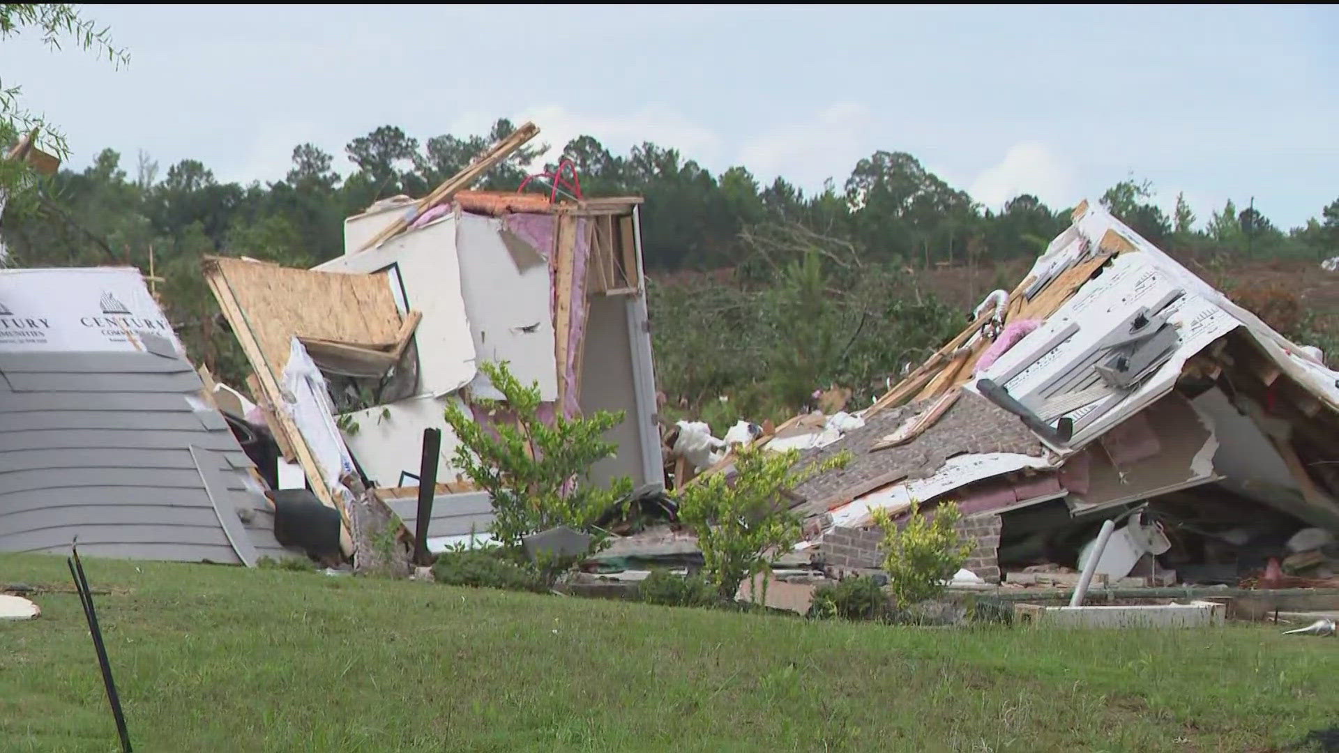 The National Weather Service confirmed that Thursday's damage is from an EF-2 tornado.