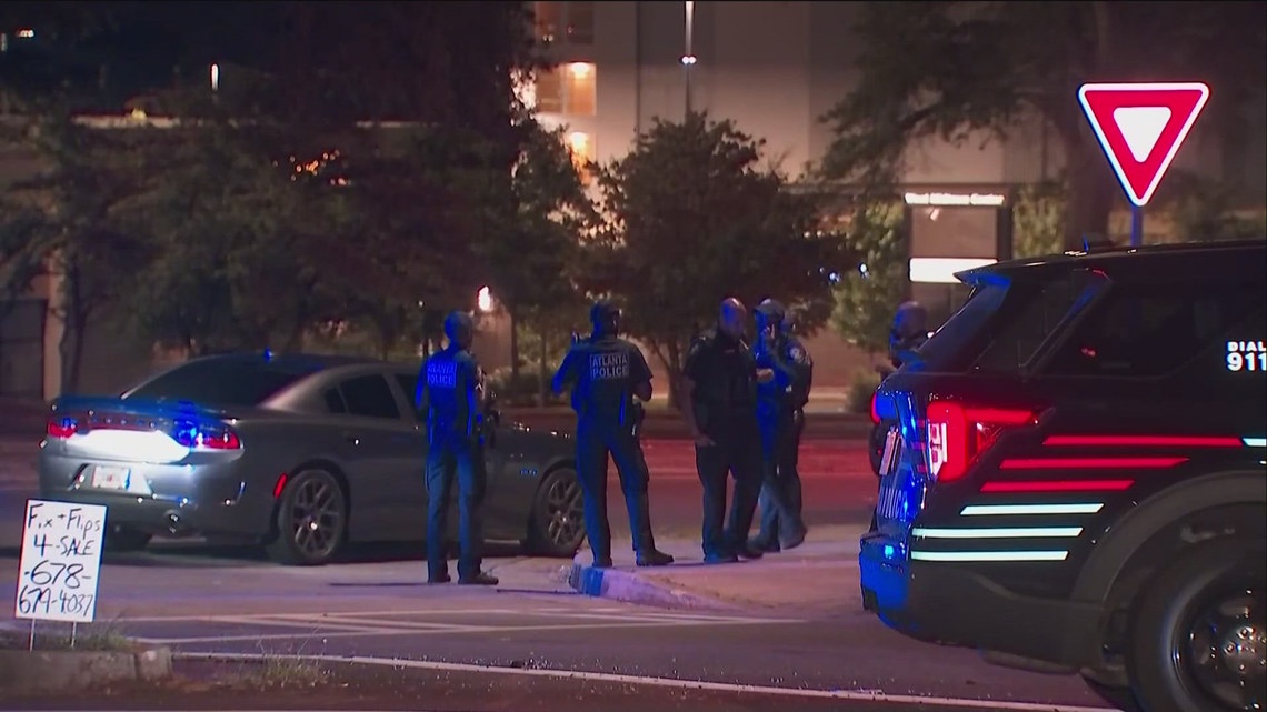 Atlanta crime off-duty police officer shot at in West Midtown | 11alive.com