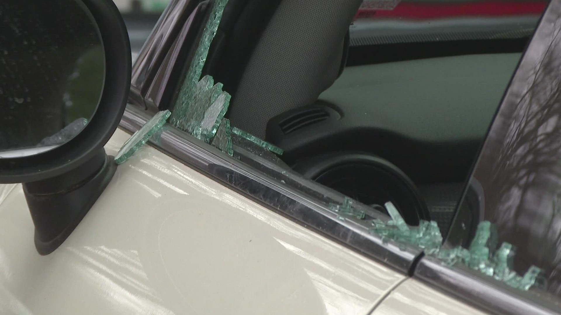 In Virginia Highland 11Alive found smashed car windows and broken glass on at least seven different streets.