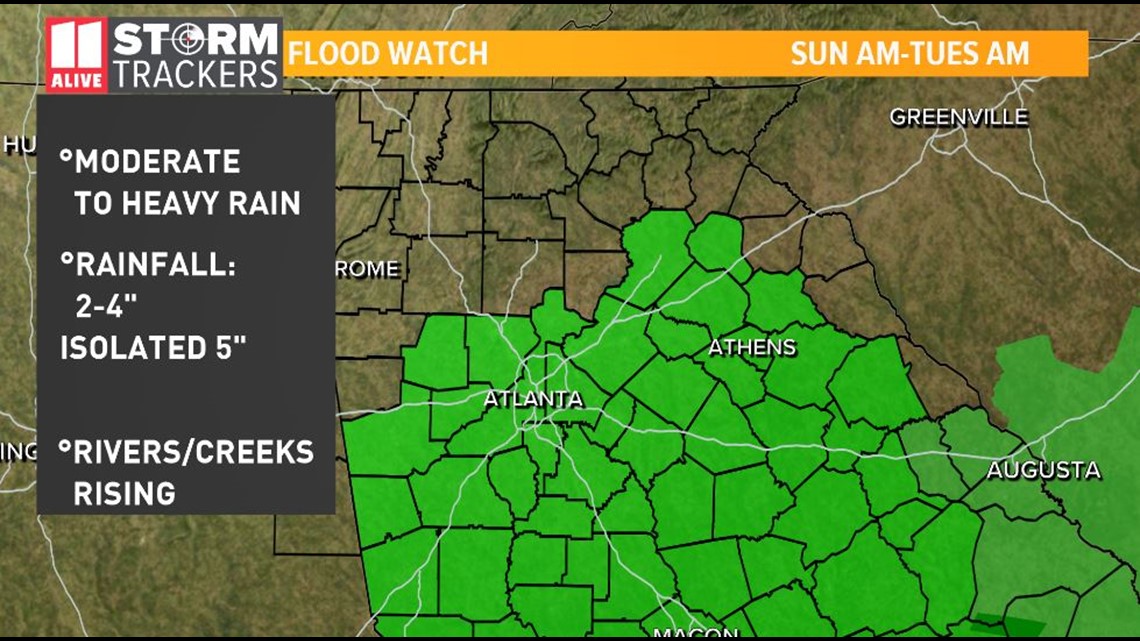 Rainy day ahead for the metro Atlanta area | 11alive.com