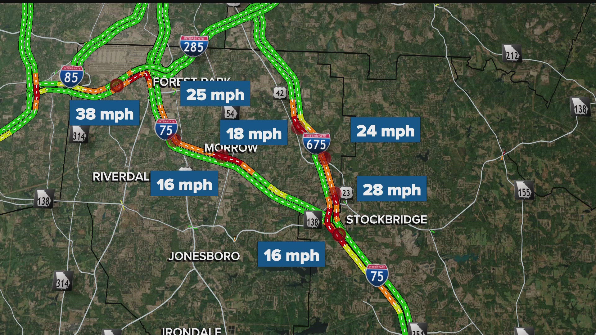Lanes back open on I-75 SB after crash involving 2 tractor-trailers in ...