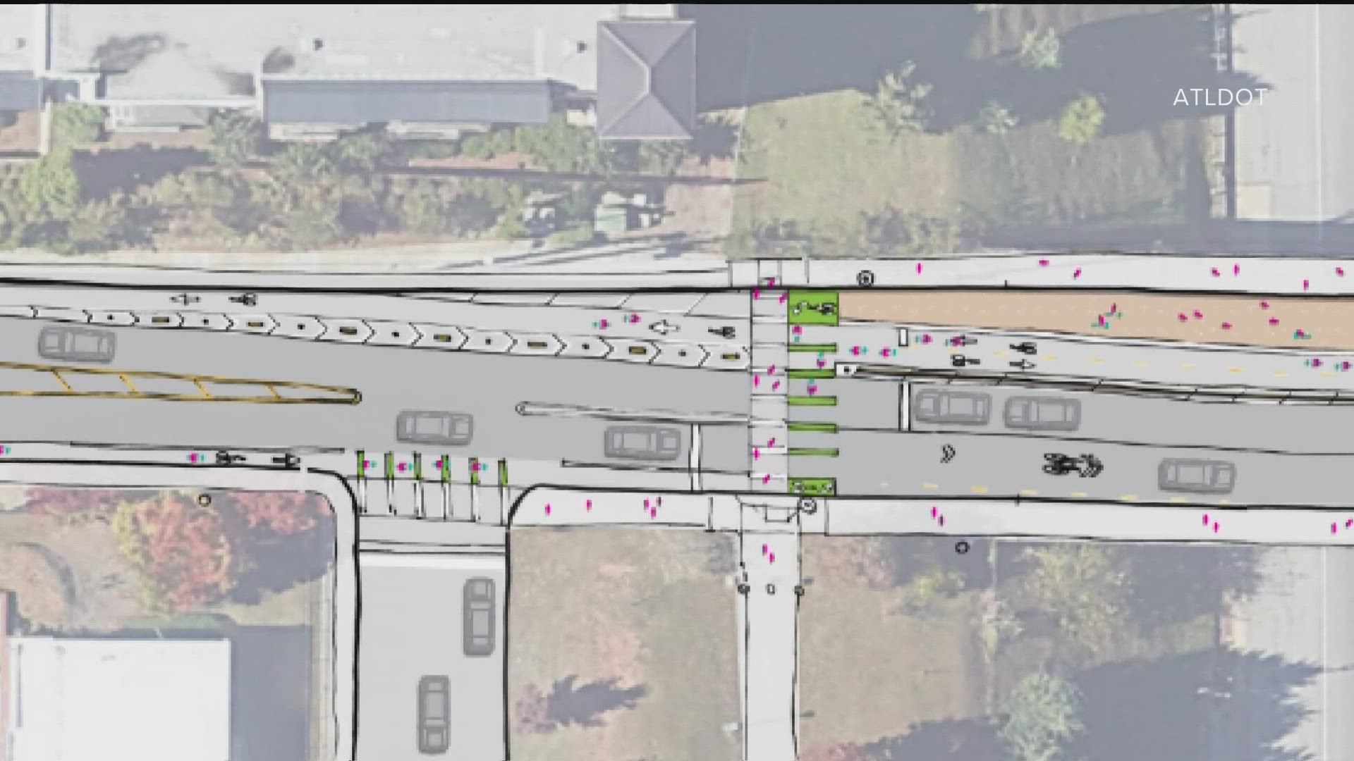 Construction is underway on the Jackson Street Bridge, a popular spot for tourists, photographers, and locals.