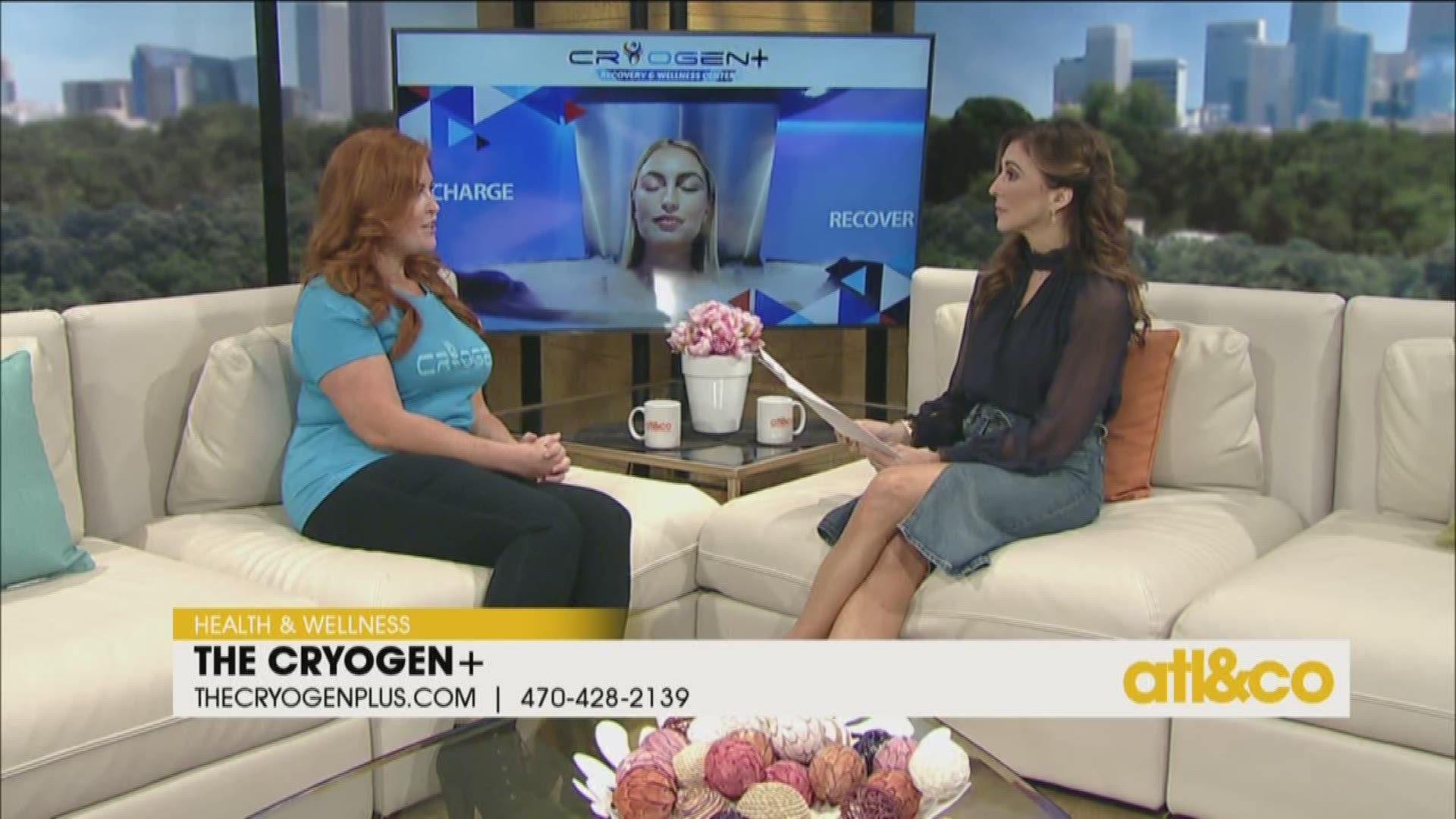 Learn all about cryotherapy from The Cryogen+ on 'Atlanta & Company'
