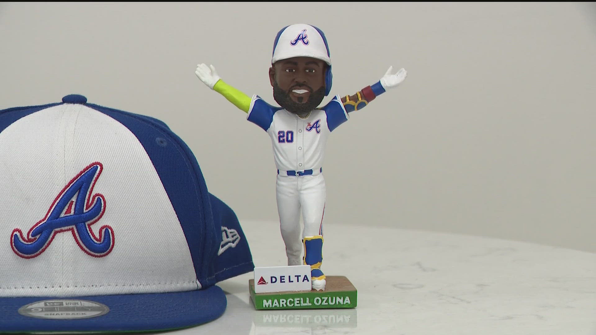As part of the team's 'May in the A' promotions, the Braves are giving out two bobbleheads over the next week.