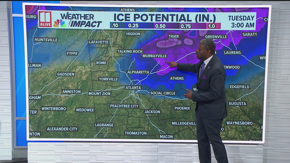 Winter storm update with Chesley McNeil and Nicole Hartford | 11alive.com