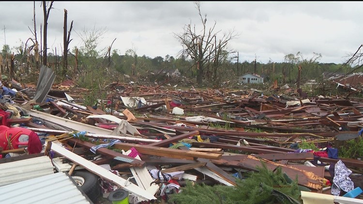 Georgia communities still recovering from tornadoes