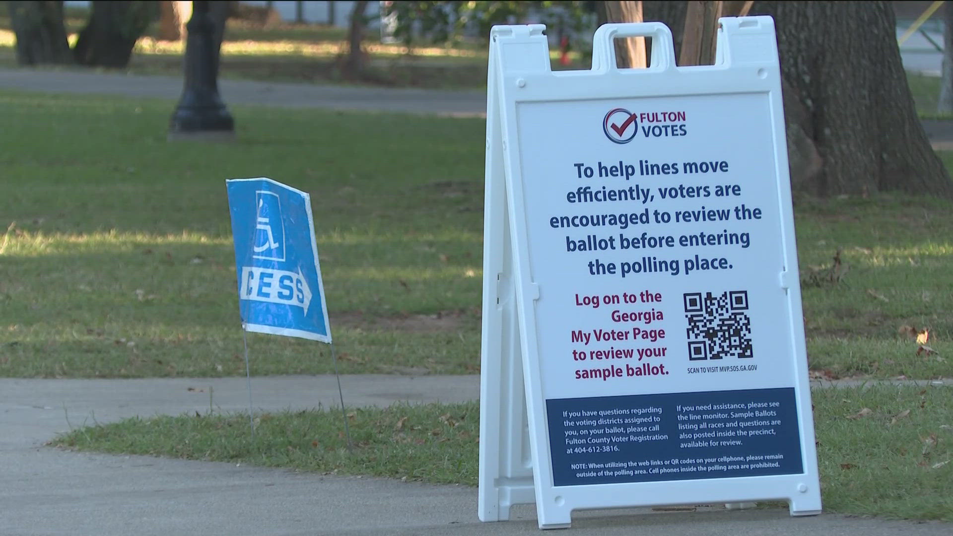 Early voting ends Nov. 1. Over a million Georgians have chosen to vote before Election Day.