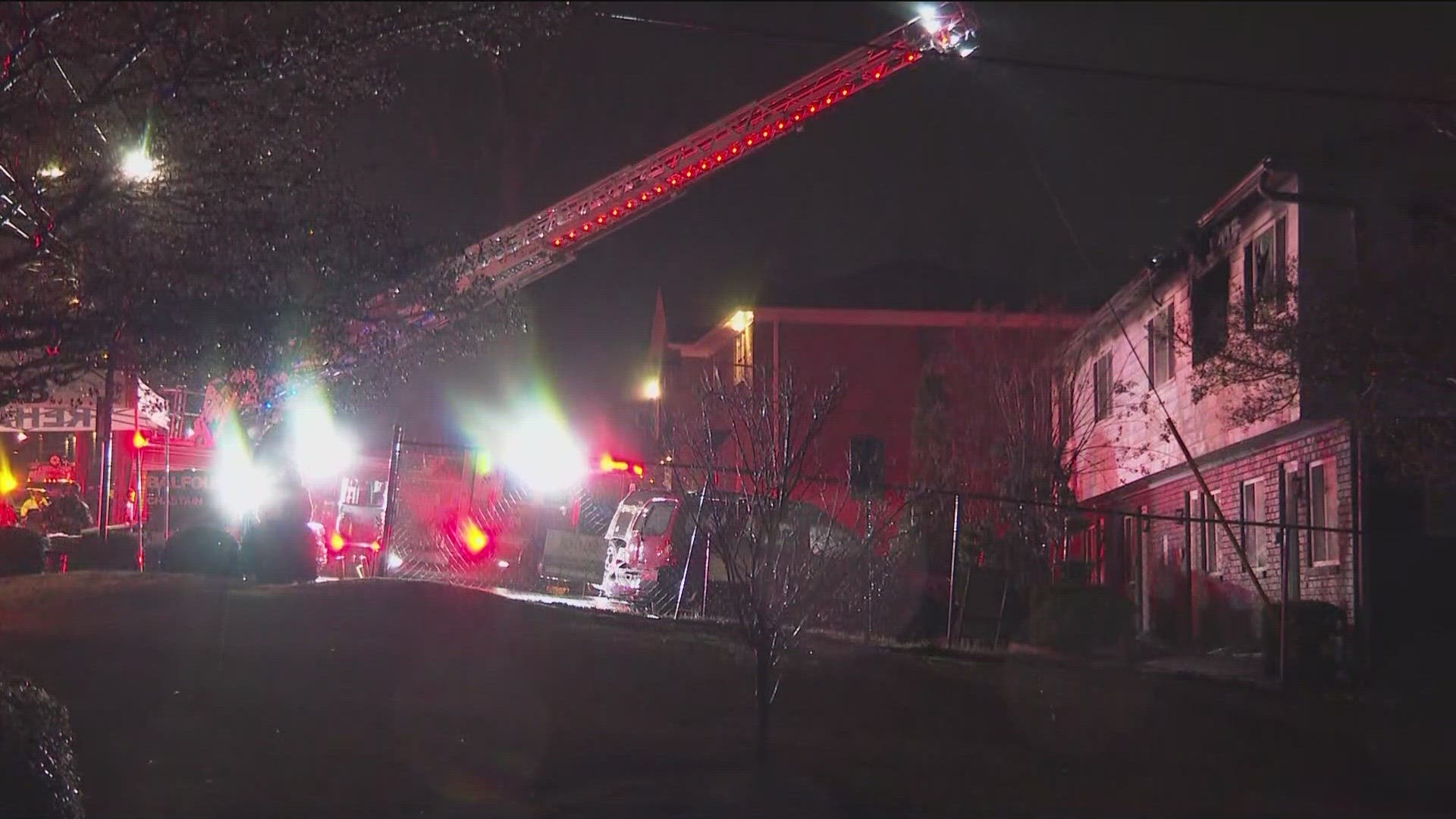 A family of 5 said this was their first Christmas all together in Atlanta and, unfortunately, they lost their home.