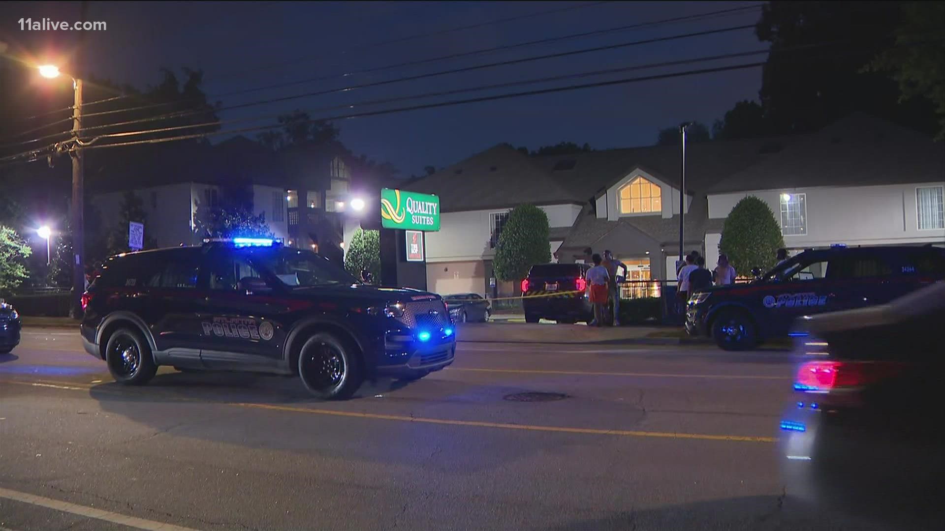 Atlanta Police are investigating the shooting at a Quality Suites.