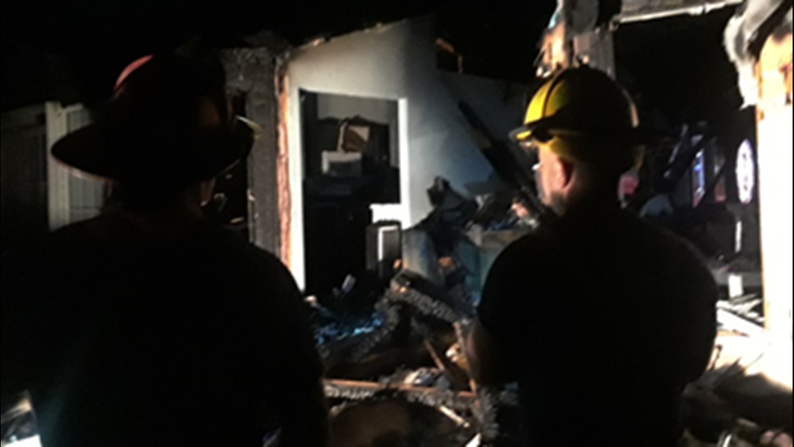 Officials Fire pit may have caused Dacula house fire