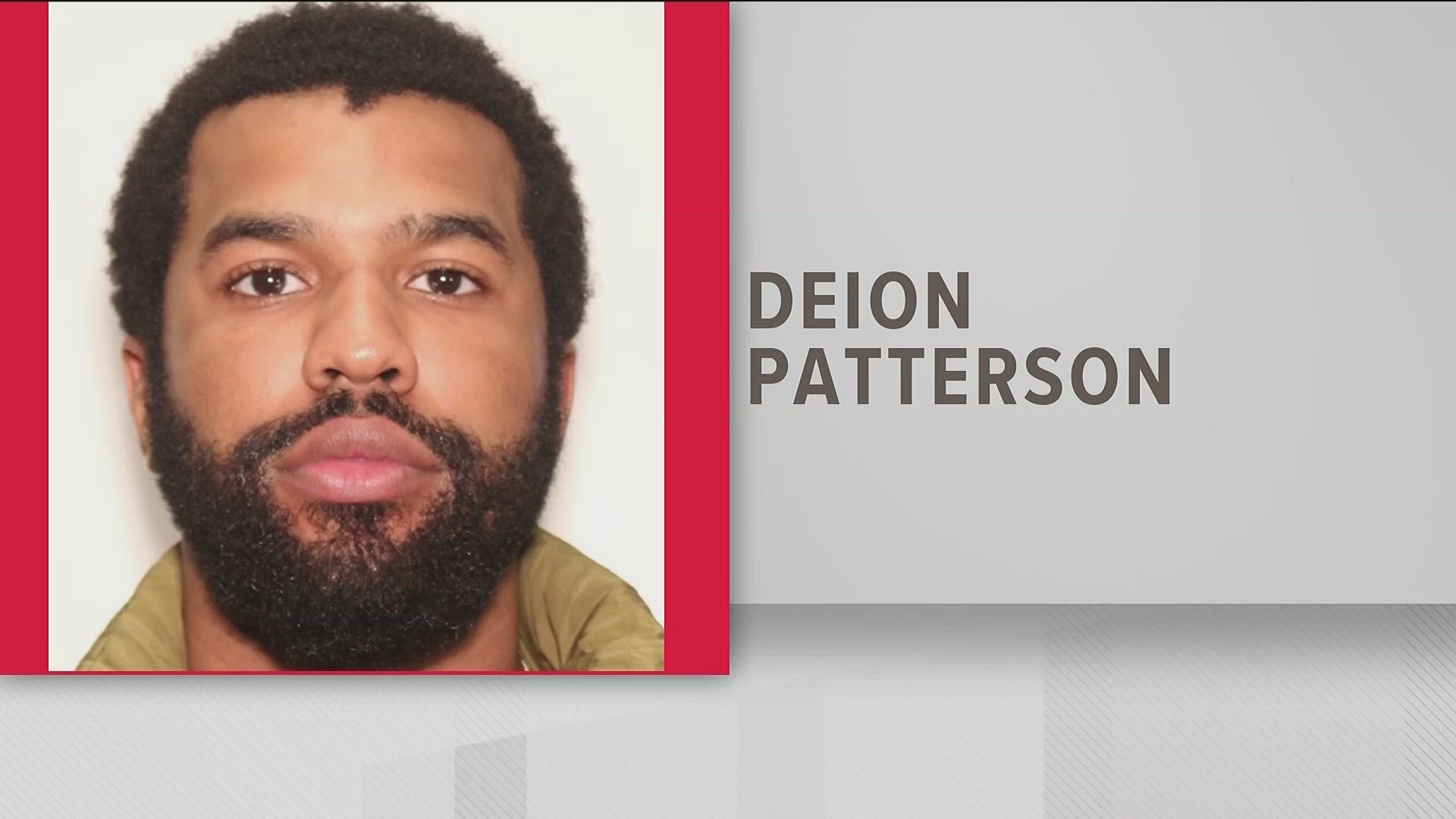 In an update, Cobb County Police said Deion Patterson's car was found in a parking deck near The Battery.