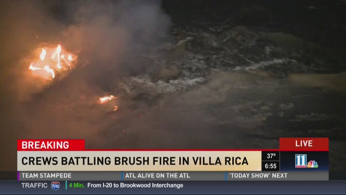 Crews battling wildfire in Villa Rica | 11alive.com