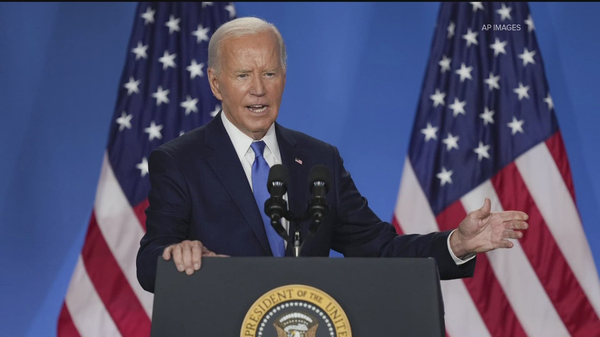 Metro Atlanta supporters and critics react after President Biden gives speech as NATO Summit wrapped up.