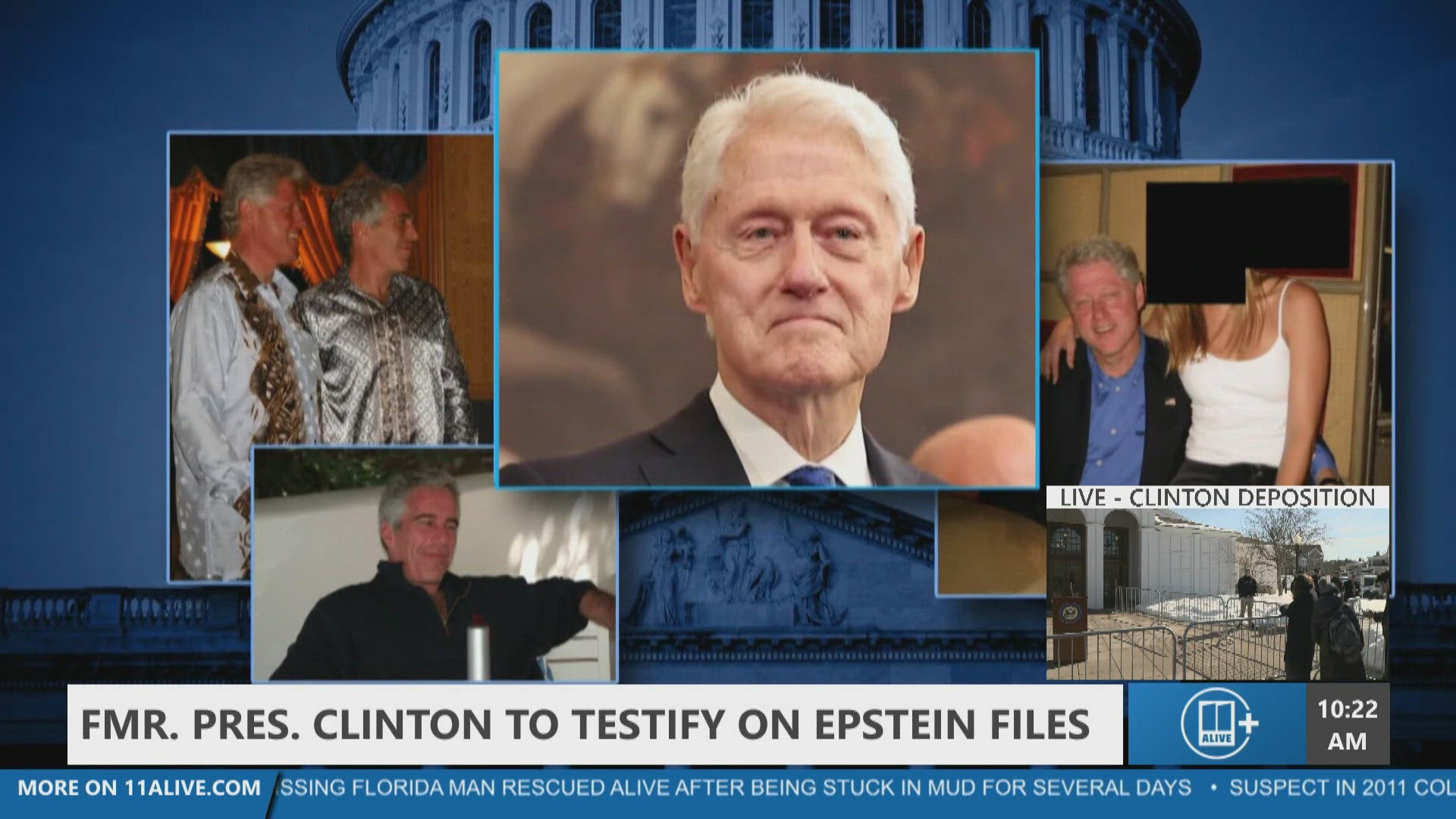 Clinton's Testifying Bill Clinton to testify under subpoena in Epstein probe | 11alive.com
