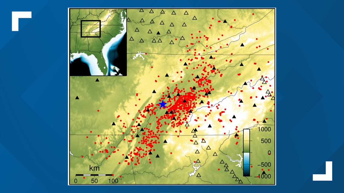 Magnitude 2.1 earthquake near Dalton, Georgia | 11alive.com