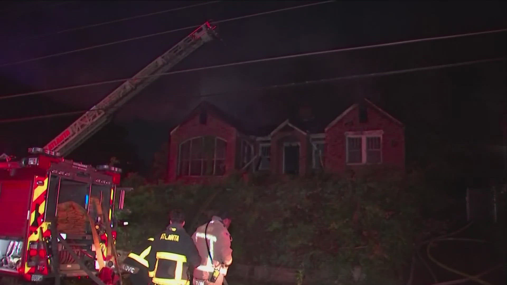 House fire overnight on Moreland Drive in Atlanta | 11alive.com
