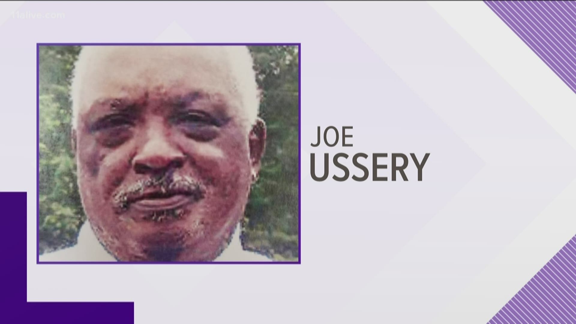 Joe Ussery was reported missing in 2016.