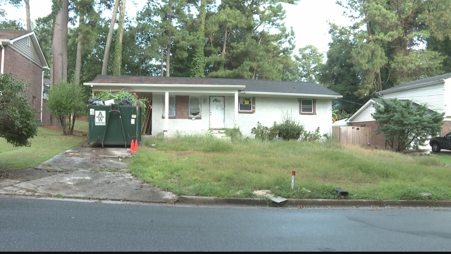 A home in a historic Atlanta neighborhood is caught in the middle of a stalemate between city hall and a real estate investor.