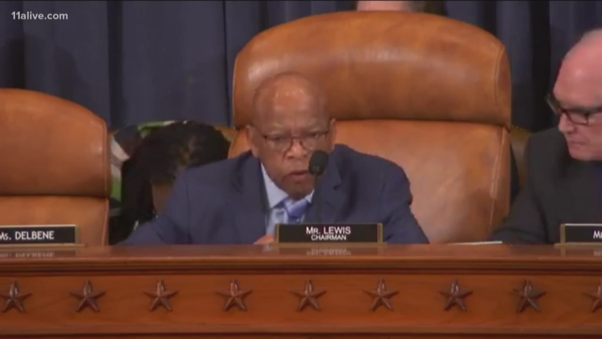 As Chairman of the powerful House Ways and Means Oversight Subcommittee, Lewis held a hearing on legislation that would force the President and Vice President to make their tax returns public.