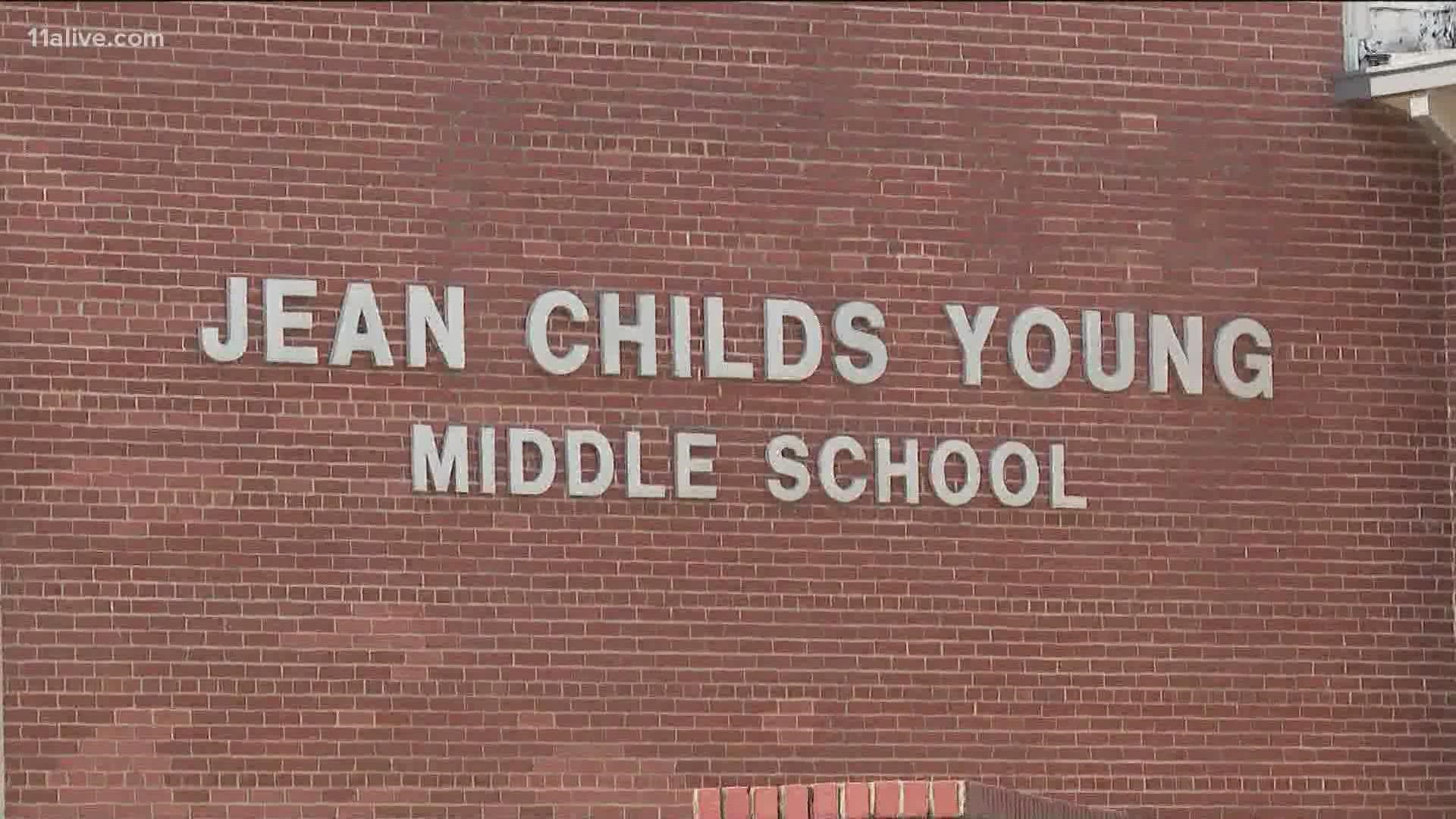 Students and staff are safe after being evacuated at Jean Childs Young Middle School in southwest Atlanta following a bomb threat Wednesday morning.