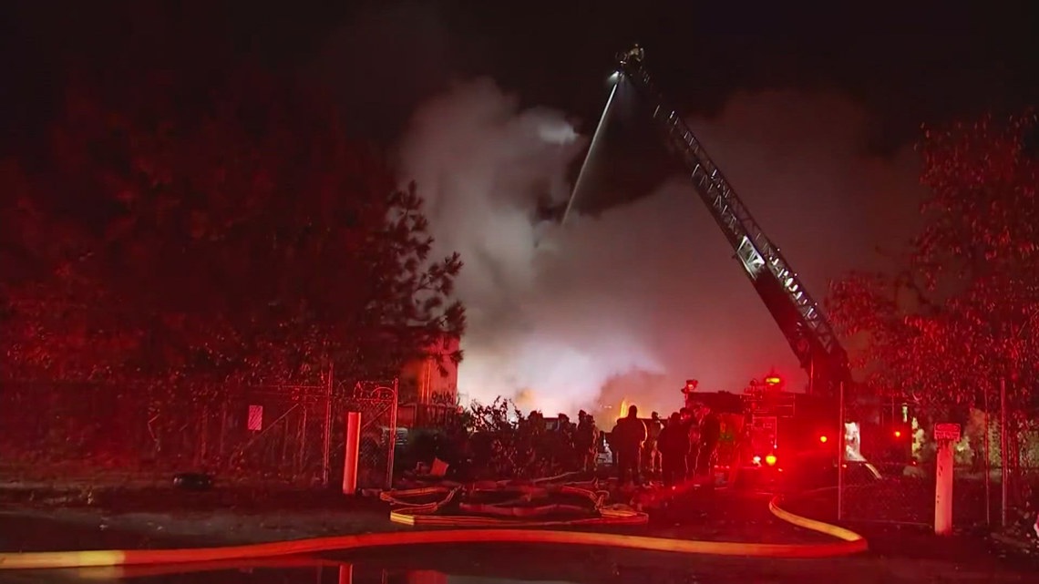 DeKalb County crews battle structure fire early Monday | 11alive.com