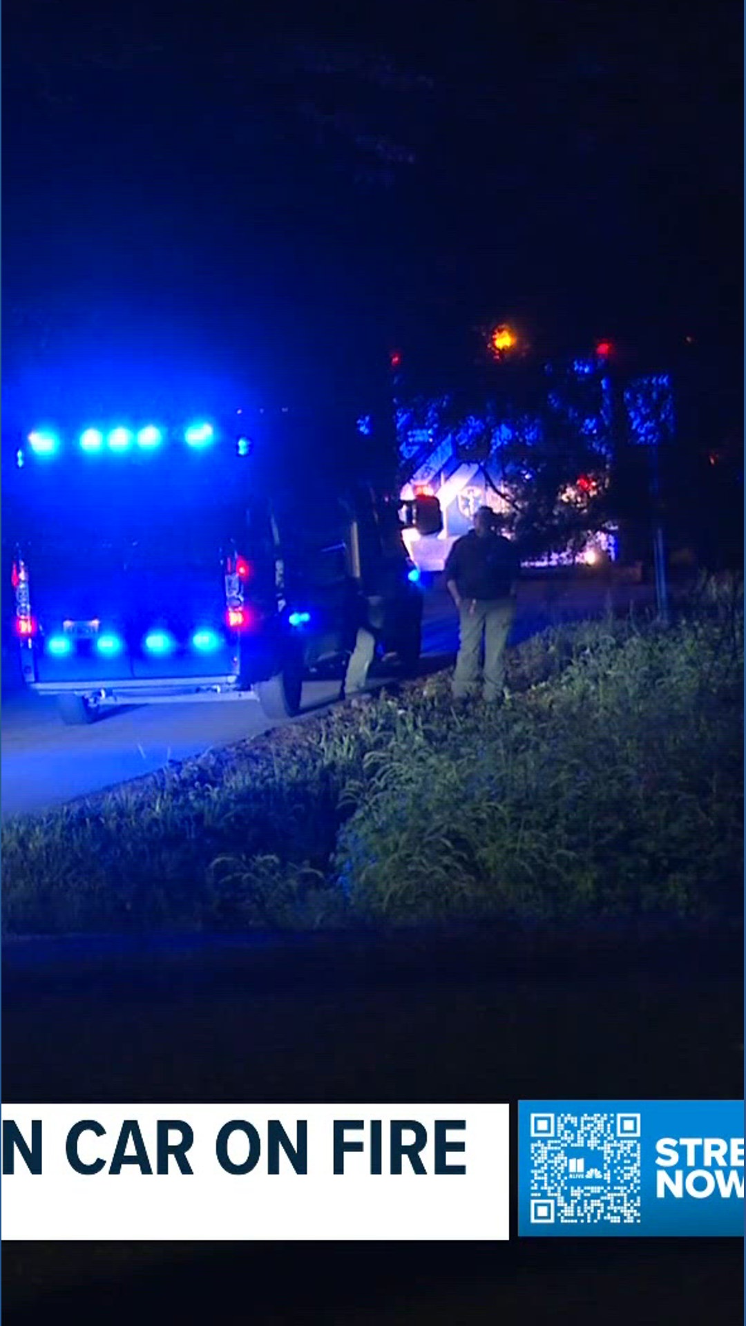 1 in custody after body found in burning car | 11alive.com