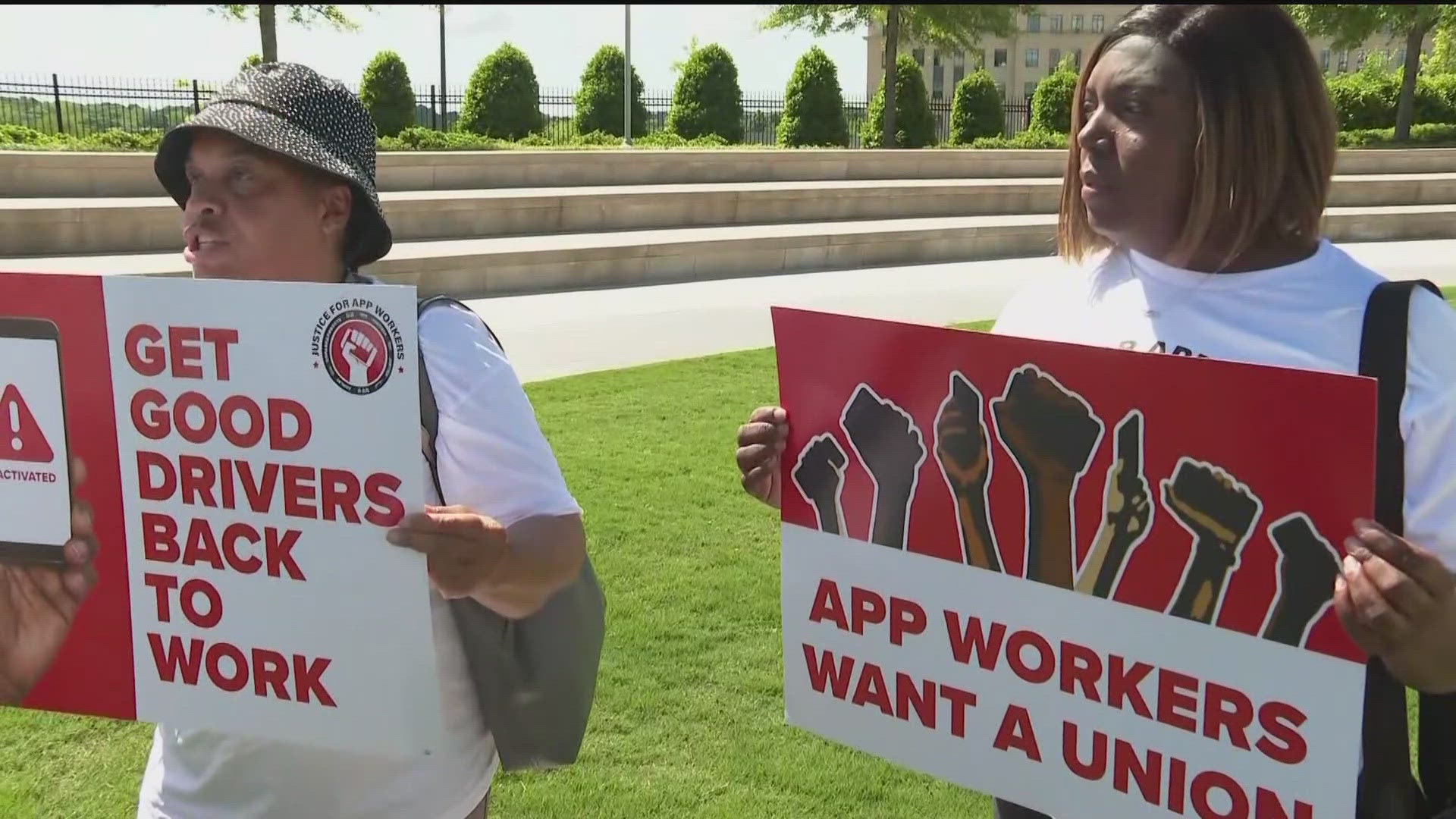 Drivers are demanding job protection as well as higher wages