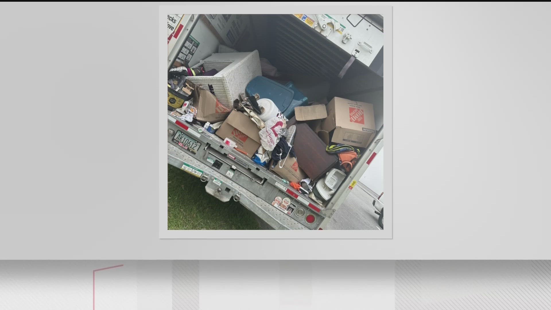 Family whose UHaul was stolen heartbroken belongings were destroyed