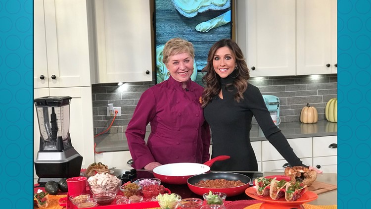 Chef Nancy Waldeck and Christine Pullara