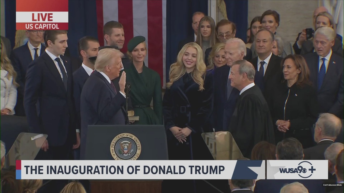 Donald Trump sworn in as 47th president of the United States | 11alive.com