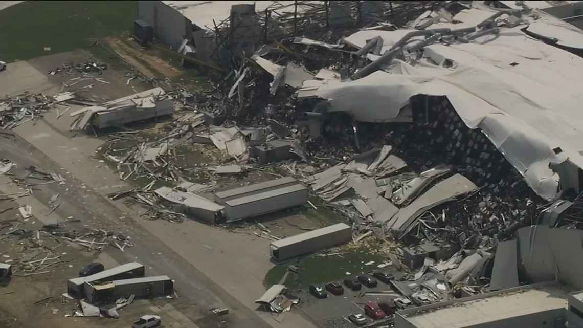 Pfizer manufacturing plant in North Carolina leveled by EF3 tornado