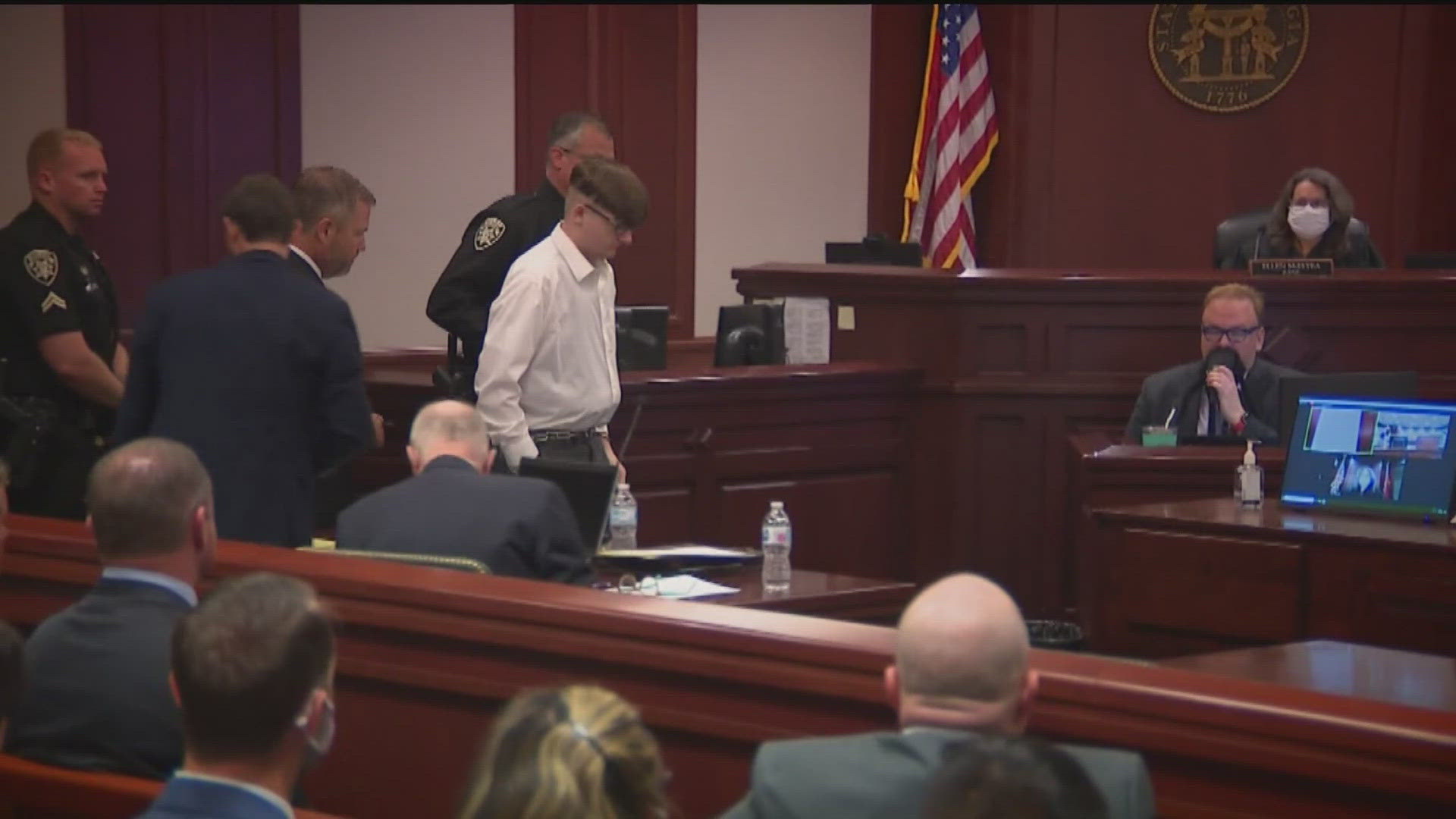Robert Aaron Long was originally set to appear this morning in a Fulton County courtroom.